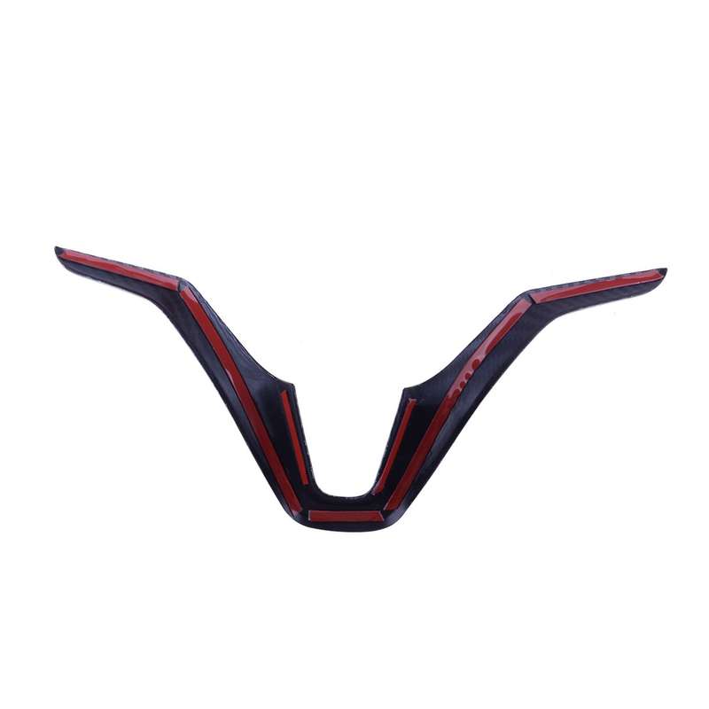 Carbon Fiber Style Steering Wheel Panel Cover Fit for Honda HR-V HRV 2016-2021