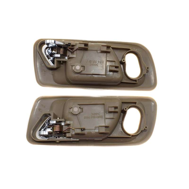 Front Pair Beige Interior Door Handles For 1998-2002 Honda Accord Sedan Odyssey