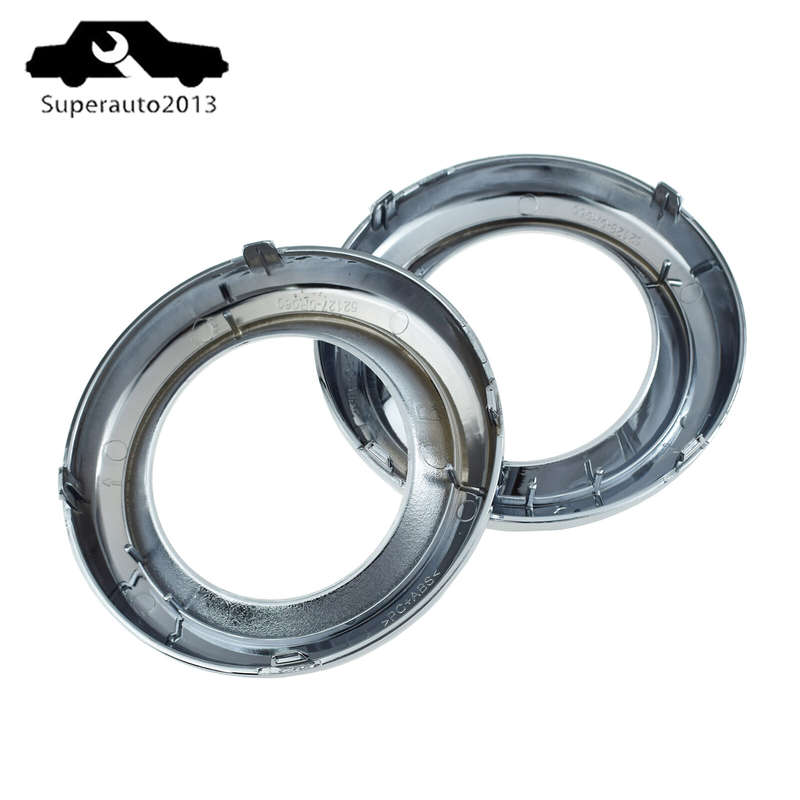 2PCS Left Right Side Fog Lamp Bezel Trim For 2009 2010 2011 2012 Toyota RAV4 New