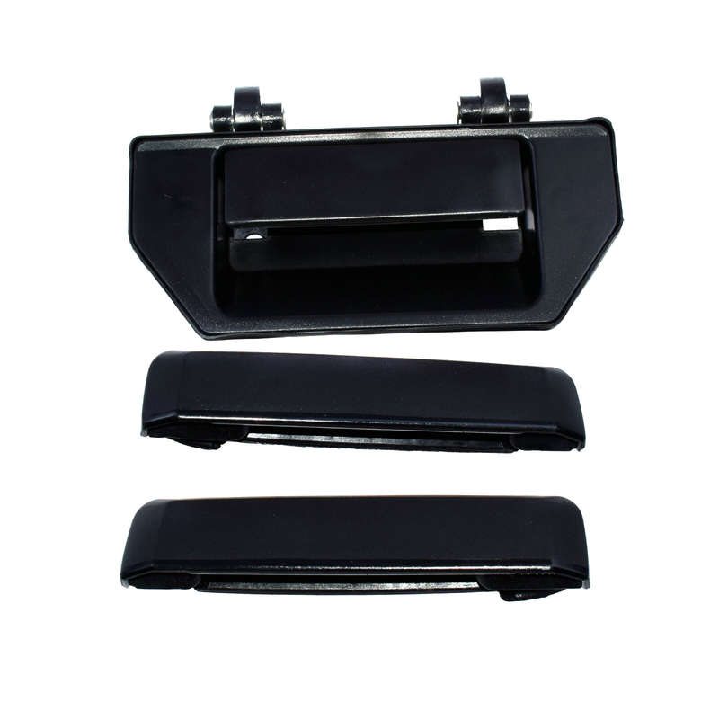 2X Door Handle & 1X External Tailgate Black For Nissan Pathfinder Pickup 720 D21
