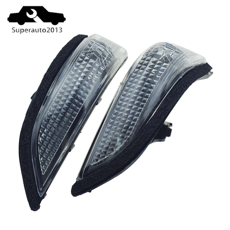 Pair Left & Right Side Mirror Indicator Turn Signal For Toyota Yaris 2011-2019