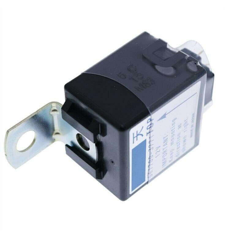 12V Time Delay Relay Solenoid 061700-3770 For Denso Kubota Engine Stop Relay