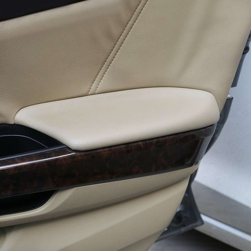 Leather Rear Right Door Panel Armrest Cover Beige Tan Fit For Honda Accord 08-12