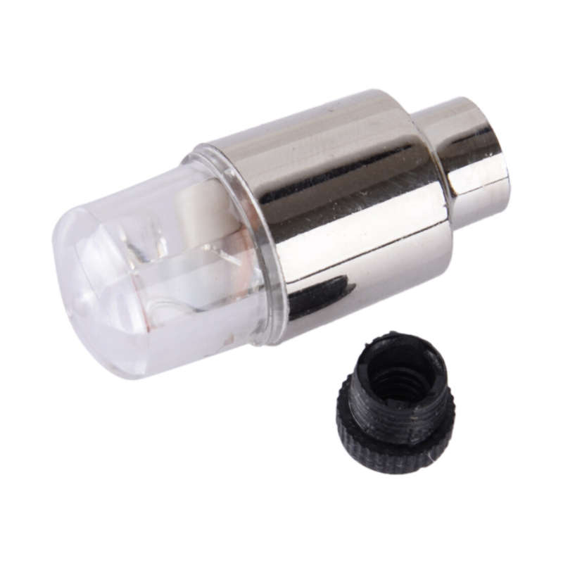 4pcs Car Motorcycle Wheel Tire Tyre Air Valve Stem Cap Cover White Light Caps