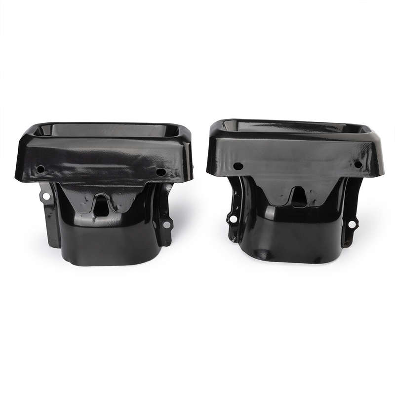 2X Exhaust Tips Bezels Gloss For Chevy Silverado GMC Sierra 1500 2019-23 5.3L V8