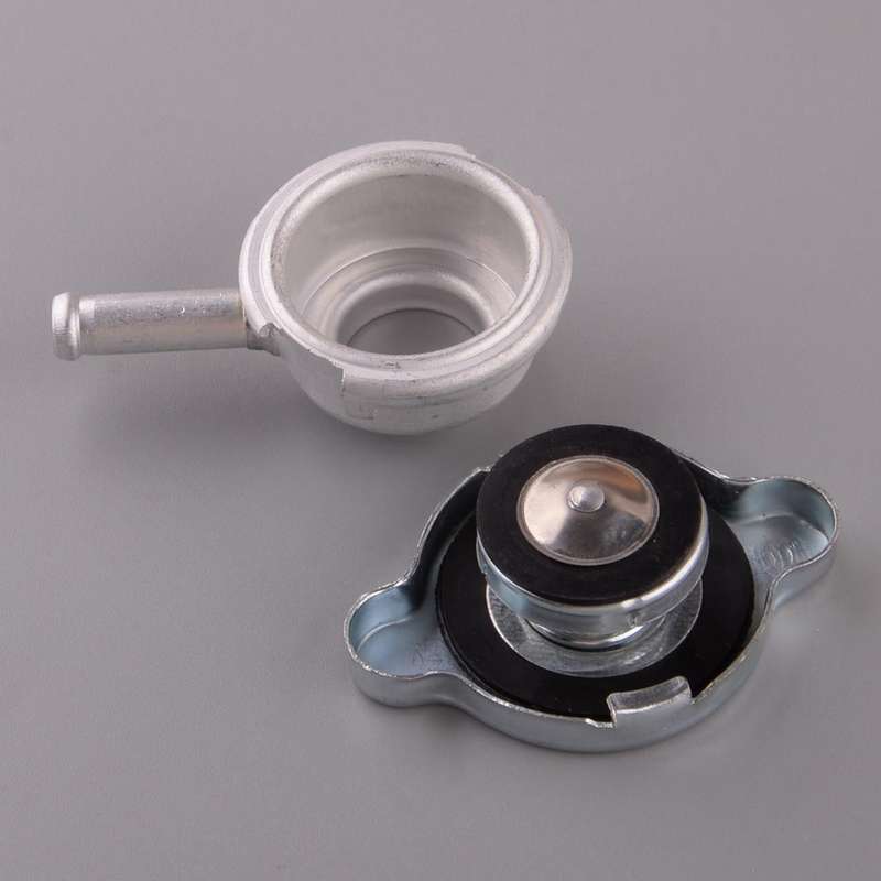 Universal Aluminum Weld-On Radiator Filler Neck with Cap ID 21mm