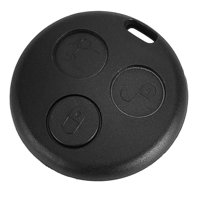 Car 2x Remote Key Fob Case Shell No Blade Fit For Smart Fortwo 450 1998-2007