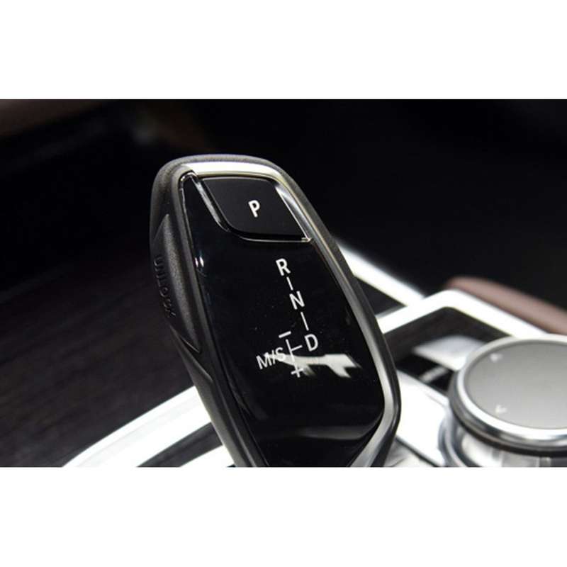 Fit for: BMW 5 G30 G31 7 G11 G12 Black Gear Shift Knob Lever P Button Trim