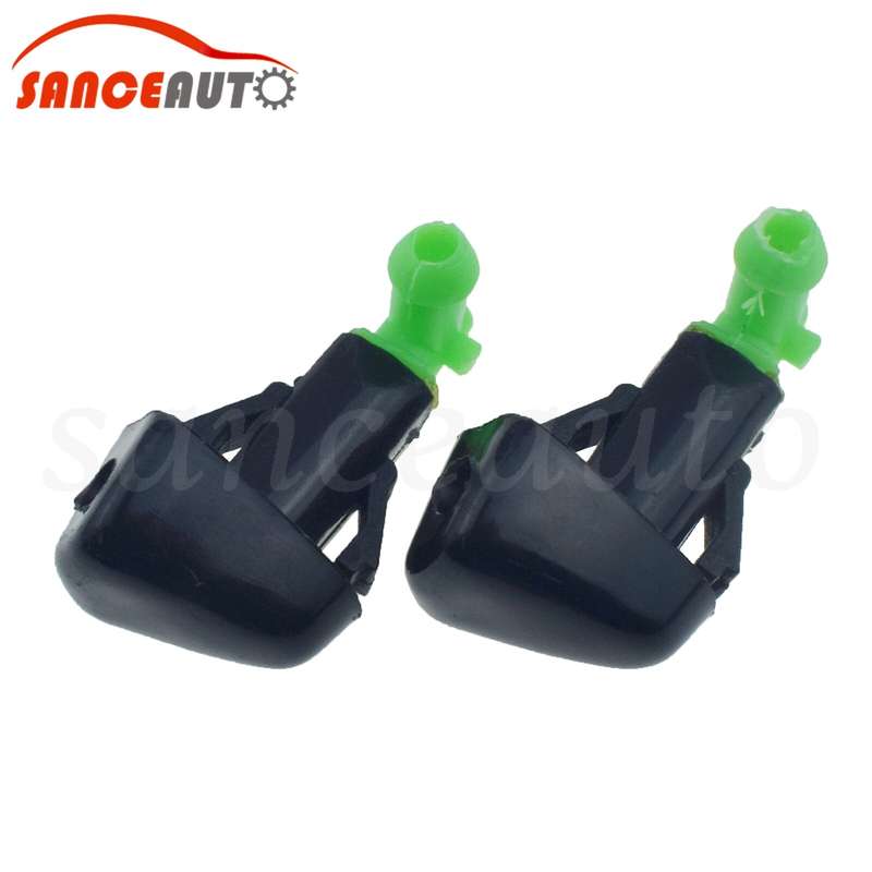 2pcs Windshield Washer Nozzle Spray Jet Front Pair for Honda Civic Acura Integra
