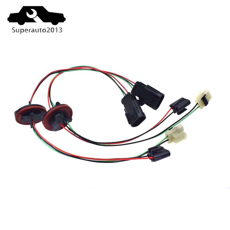 2PCS New Headlight Lamp Wiring Harness For Dodge Ram 1500 2500 3500 68193062AB