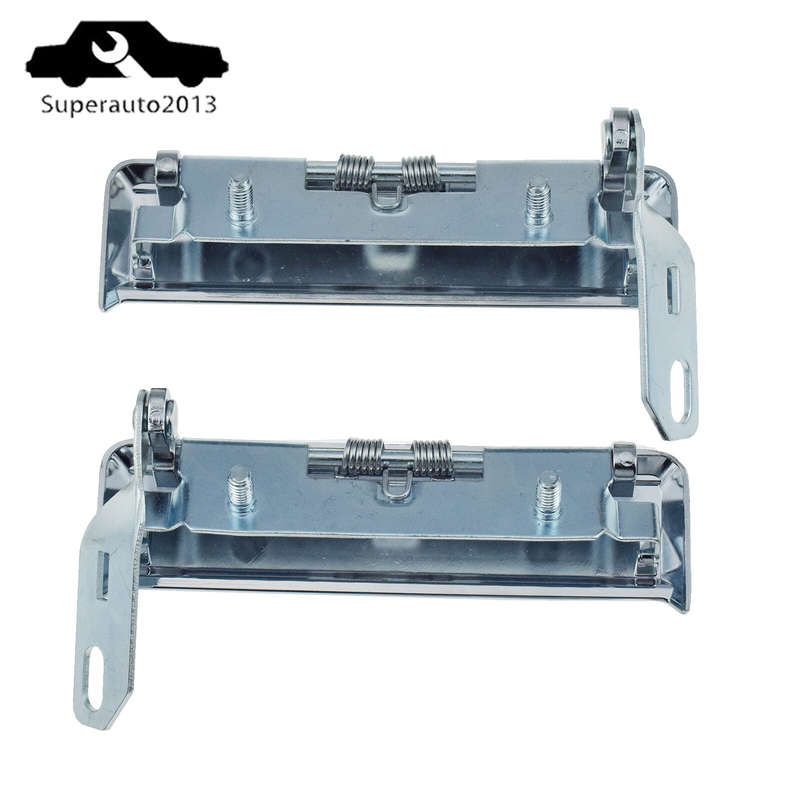 Pair Front Left + Right Door Handles Chrome For 1975-1984 Toyota Land Cruiser