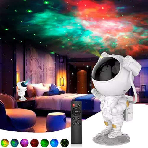 Night Light Projector Lamp Starry Galaxy Space Nebula Star Astronaut LED Remote