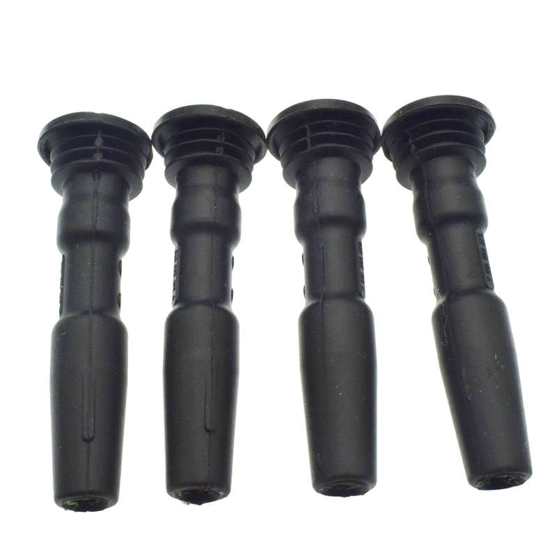 4Pcs Ignition Coil Rubber Spring Connect Spark Plug For A4 Golf CC 04E 905 199 H