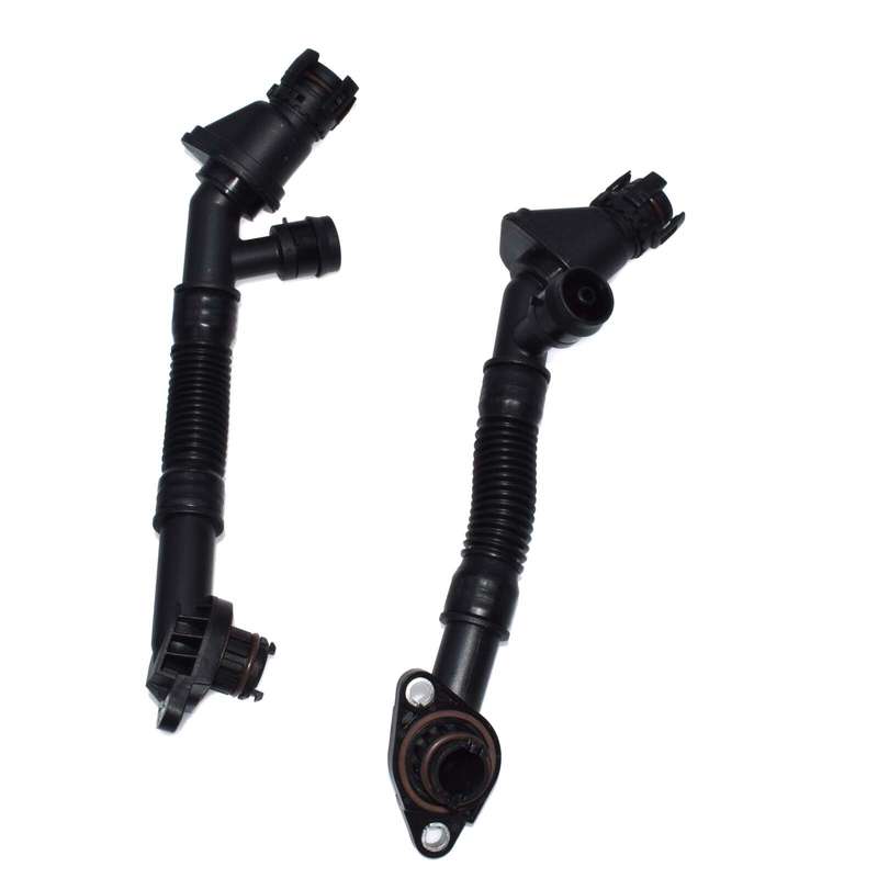 Set of 2 Crankcase Vent Hoses 11157646087 For BMW X5 X6 550i 650i 750i 750Li New