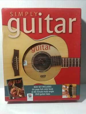 Simply Guitar box set-64 pg colour book & 48 minute DVD