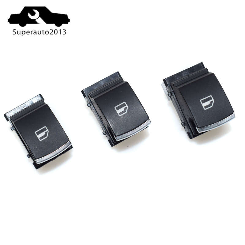 5ND959855 3PCS Passenger Side Power Window Switch For 2011-14 Volkswagen Touareg