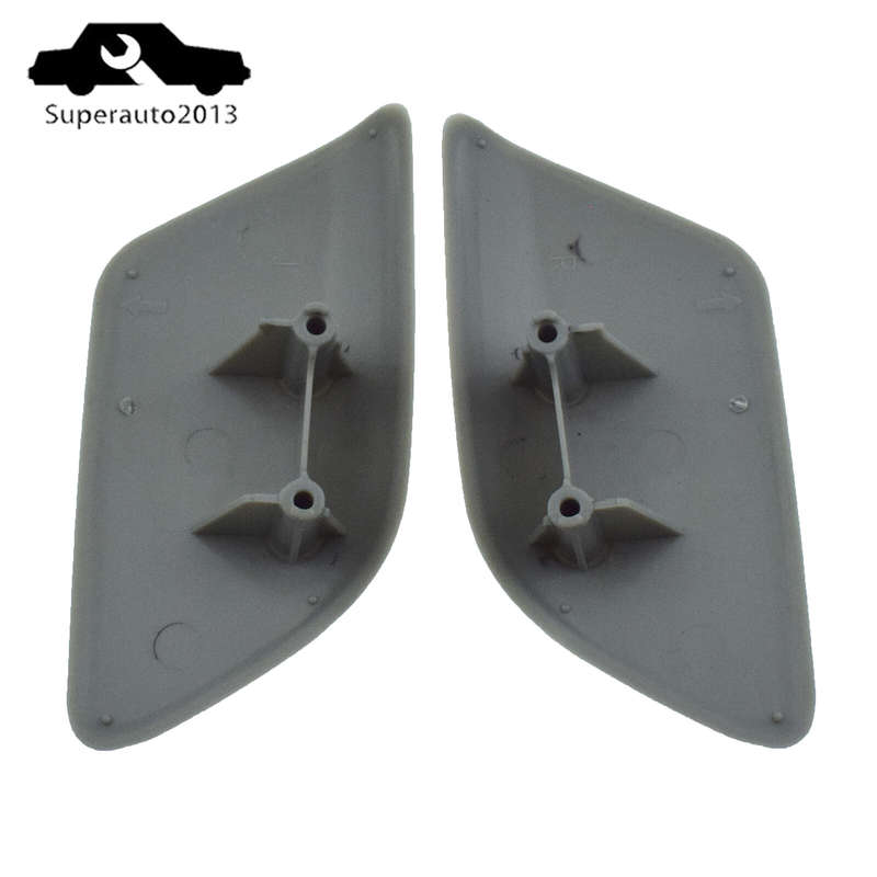 New Pair Headlight Washer Nozzle Cover Left Right Side For Honda Accord 2003-07