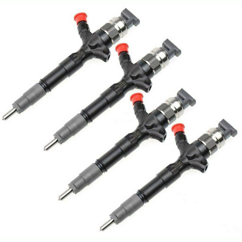 4Pcs Common Rail Injector 095000-8290 23670-0L050 For Toyota Hilux 1KD/2KD/D4D