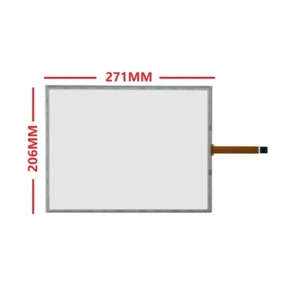 12.1 inch Resistive Touch Screen Glass Panel for Monitor 5 wire 4:3 271*206mm