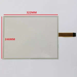 For PanelView Plus 1500 2711P-RDT15C 2711P-RDT15CB Touch Screen Glass 322*246mm