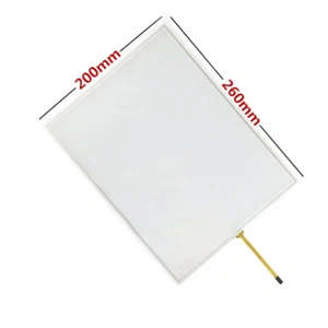 4 wire 4:3 260*200mm Resistive Touch Screen Glass Panel 12 inch