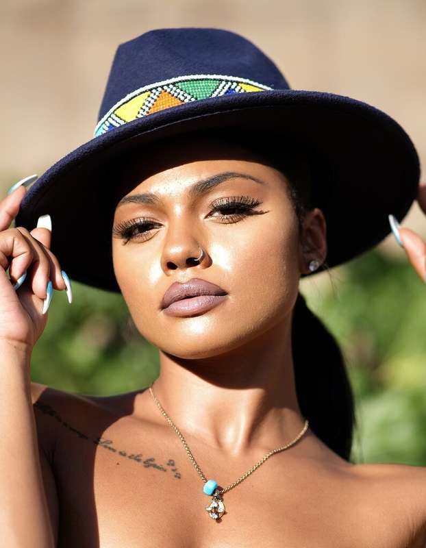 Zulu Beaded Fedora Hat | ladies Fedora Hat| Beaded Hat| Beaded Fedora Hat| Beaded Fedora| women Hat