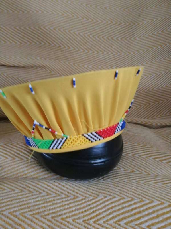 Handmade Zulu ladies bucket hat - Isicholo