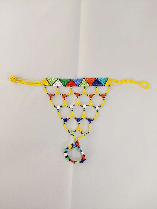 South African Beaded Zulu glove/bracelet. Tribal Jewelry. Zulu women jewelry.
