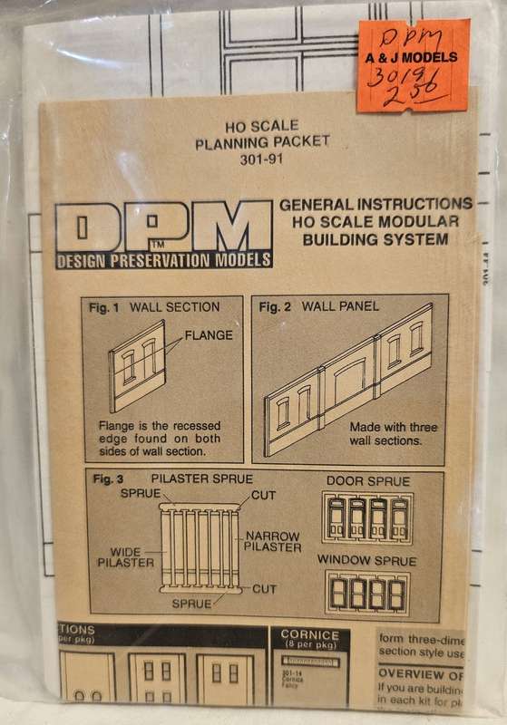 HO Design Preservation Models Scale Planning Packet #301-91