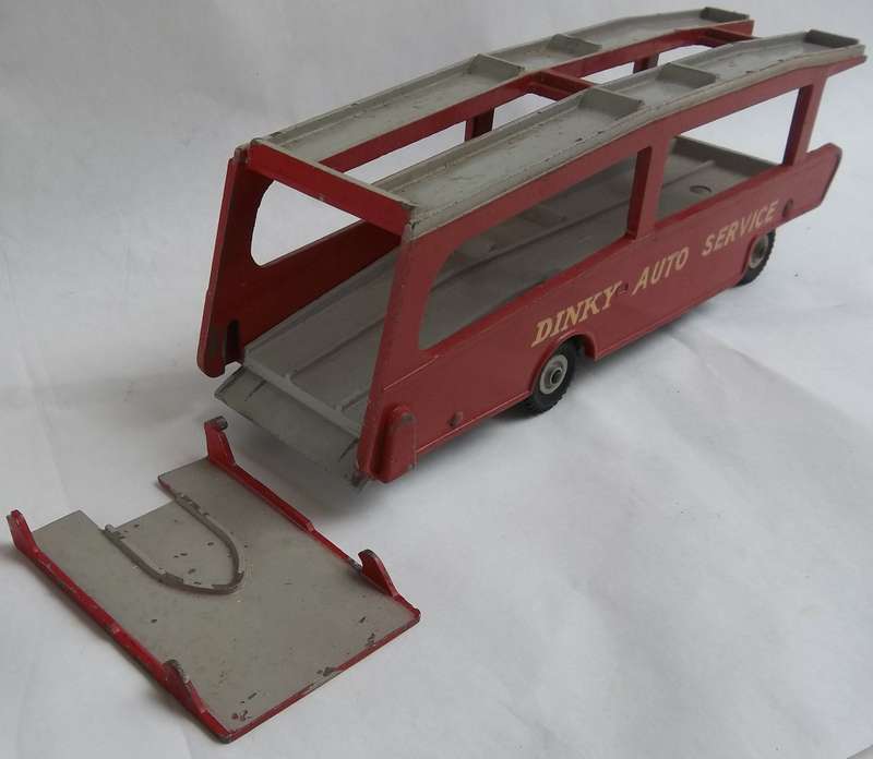 Dinky Toys #984 Car Carrier & #985 Trailer (2 Models) Vintage 1958 SUPERTOYS Rare