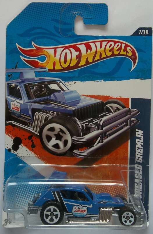 Hot Wheels AMC Greased Gremlin (Metal Base) 2011 HOTWHEELS Like Matchbox scale Model Car