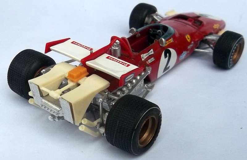 Brumm Ferrari F-1 Vintage Racing Car Made in Italy 1/43 Scale Similar scale to Dinky