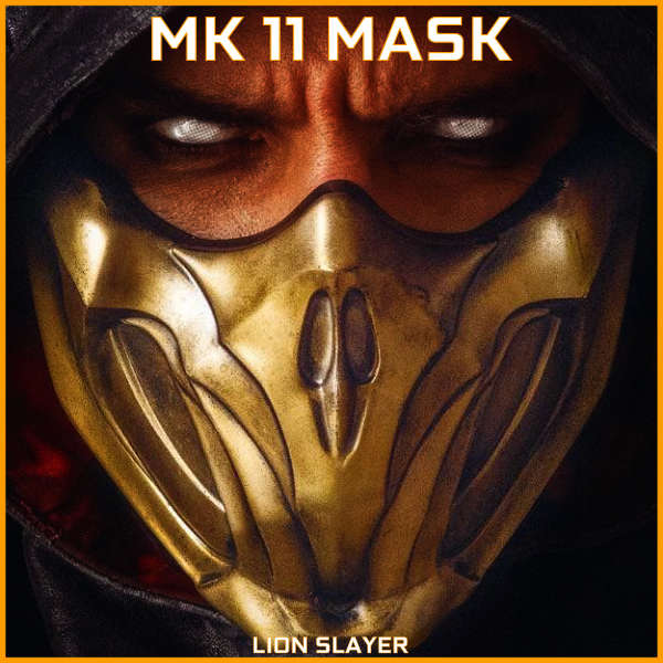 MK 11 Scorpion Mask ( Colour Options Available )