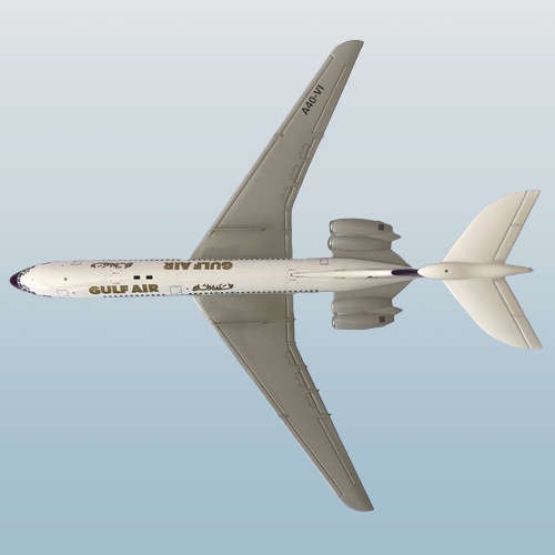 1:200 Scale, Gulf Air, Vickers VC-10, Diecast Display Model Aircraft