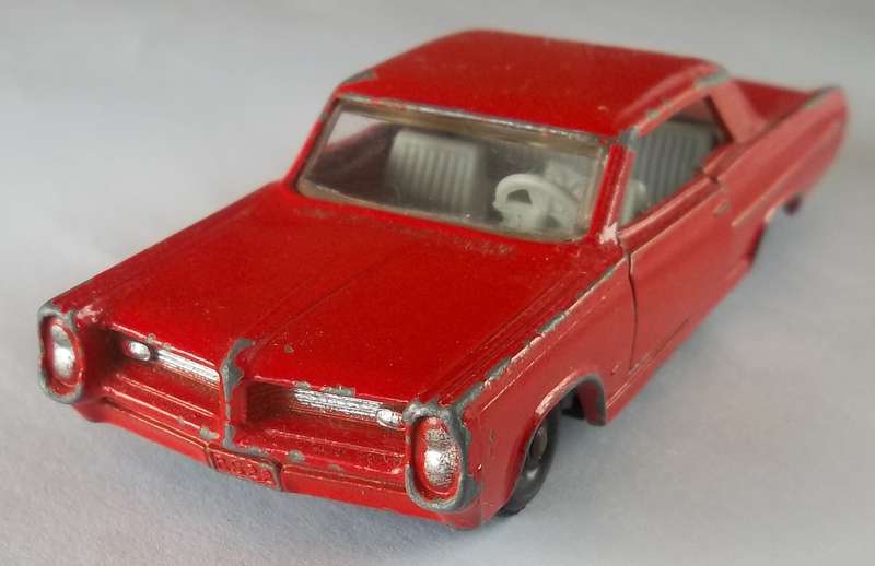 Matchbox Lesney 1-75 Series Regular Wheels #22 Pontiac Coupe ENGLAND CRUISER VINTAGE