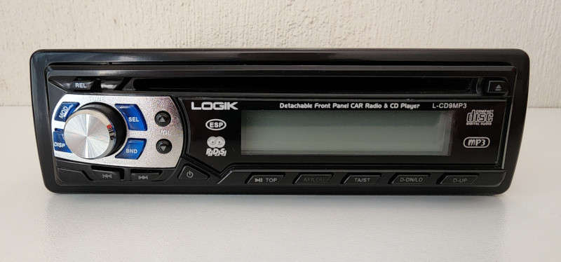 Logik Card Radio Head Unit | AM/FM Radio & CD Player | Complete with Harness & Accessories
