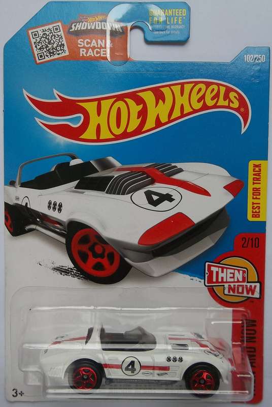 HOT WHEELS Then & Now Corvette Grand Sport Roadster HOTWHEELS Similar Scale to Matchbox