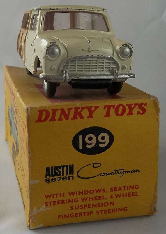 Dinky Toys #199 Austin Seven Countryman BOXED Vintage 1960's Made in England