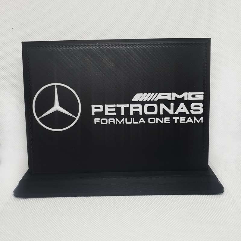 Mercedes F1 Logo - 3D Printed
