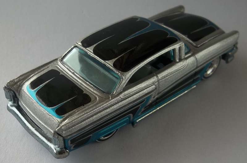 Hot Wheels 1956 Mercury HOTWHEELS REAL RIDERS FULL METAL OPENING BONNET Matchbox scale