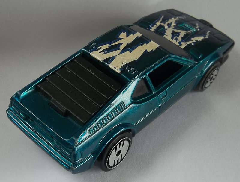 Hot Wheels Wind Splitter BMW M1 Matchbox Scale Model Car Made in 1981 Vinage Model HOTWHEELS