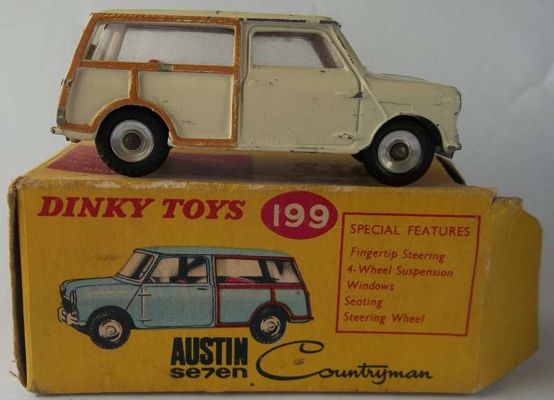 Dinky Toys #199 Austin Seven Countryman BOXED Vintage 1960's Made in England