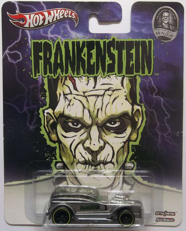 Hot Wheels REAL RIDERS FRANKENSTEIN Double Demon Delivery Like Matchbox Scale HOTWHEELS 2012