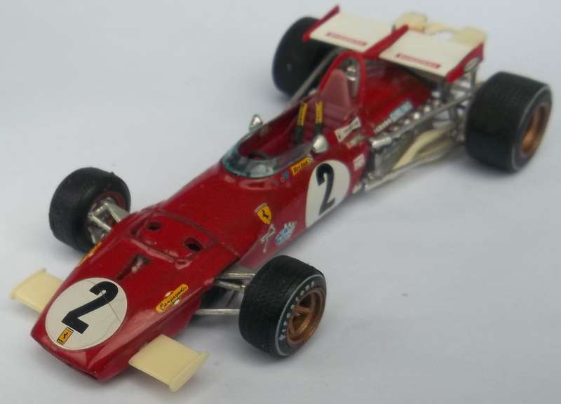 Brumm Ferrari F-1 Vintage Racing Car Made in Italy 1/43 Scale Similar scale to Dinky