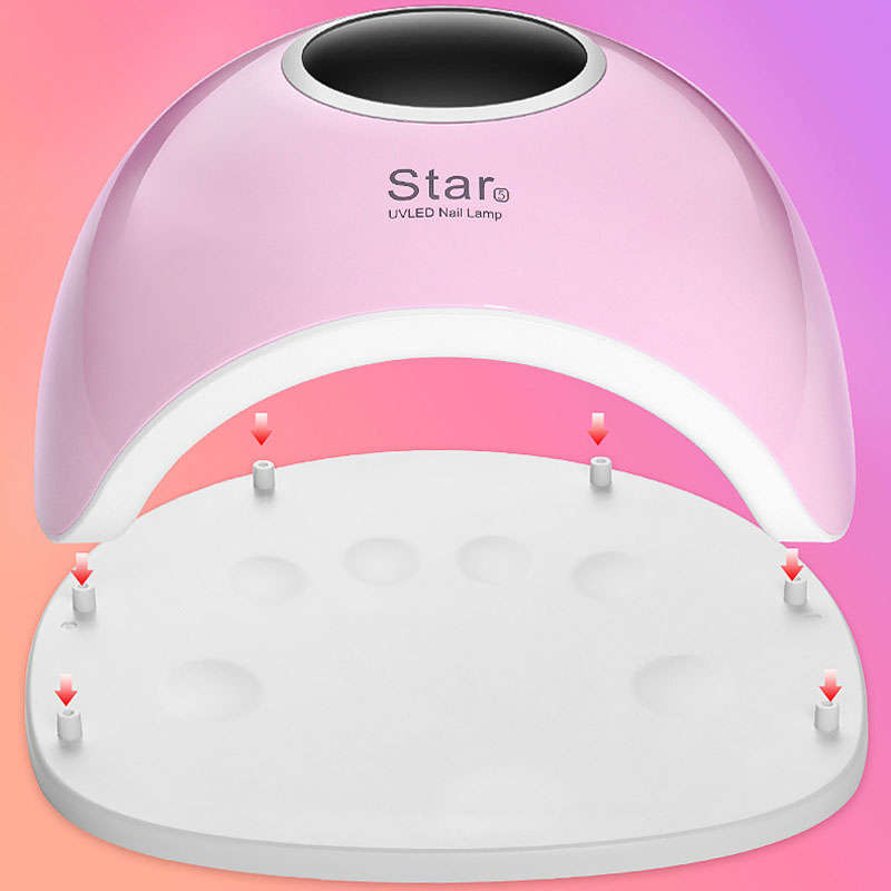 72W UV LED Lamp Nail Dryer Curing Lamp for Fingernail & Toenail