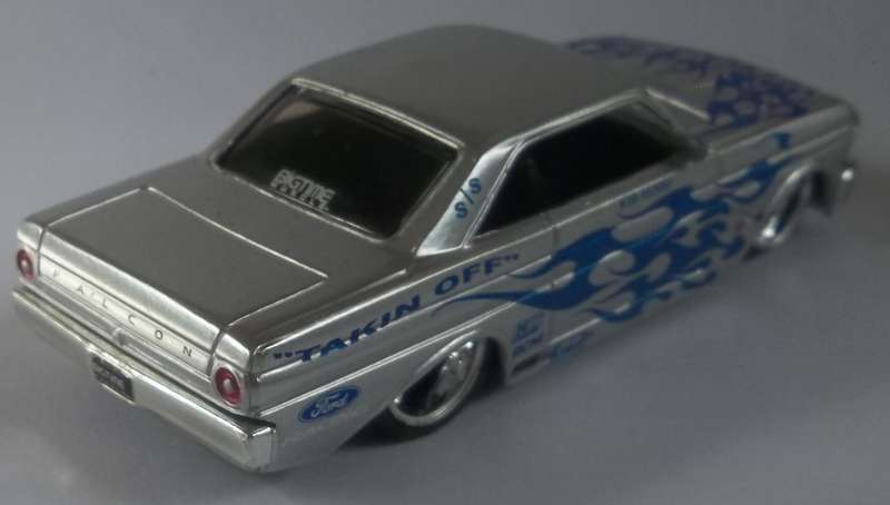 Jada Toys 1964 Ford Falcon Similar scale to Matchbox bigger than 1/64 Rubber tyres low rider