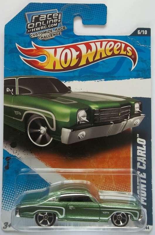 Hot Wheels 1970 Monte Carlo 2011 HOTWHEELS Like Matchbox scale Model Car