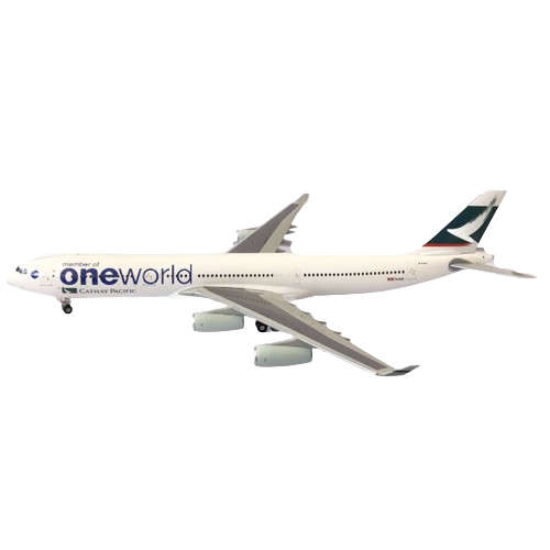1:200 Scale, Cathay Pacific-One World, Airbus A340-313X, Diecast Display Model Aircraft