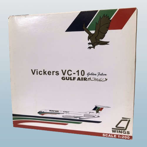 1:200 Scale, Gulf Air, Vickers VC-10, Diecast Display Model Aircraft