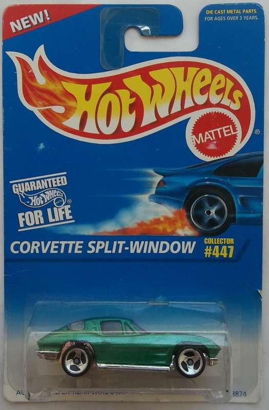 Hot Wheels Corvette Split Window  Made in 1998 HOTWHEELS Similar scale to Matchbox Sealed